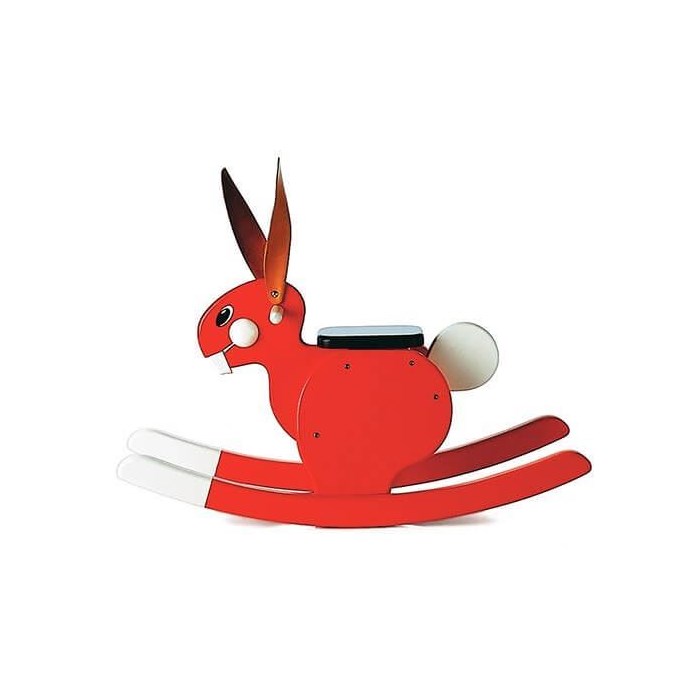 Picture of Rocking Rabbit Red