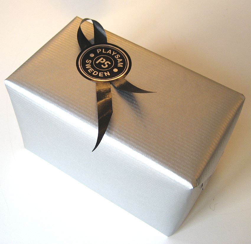 Playsam gift wrapping - Grå standard presentkorg