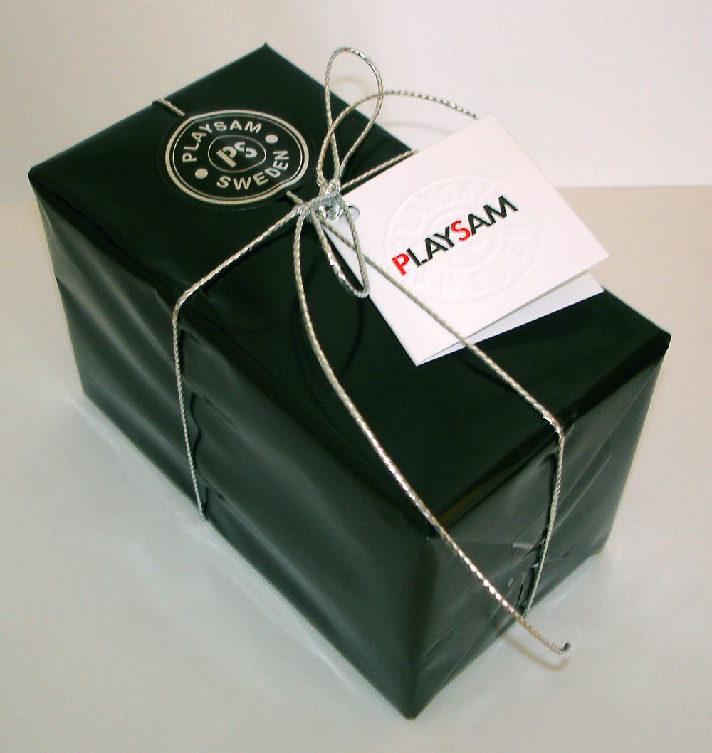 Black standard gift wrapping