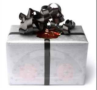 Playsam gift wrapping - Grey/Black wrapping