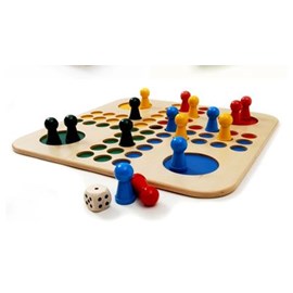 Ludo game wooden big wooden ludo game